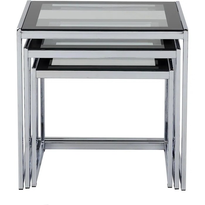 Metro Lane Atyanna Glass Top Nest Of Tables | Wayfair.co.uk Metro Lane Atyanna Glass Top Nest Of Tables | Wayfair.co.uk
