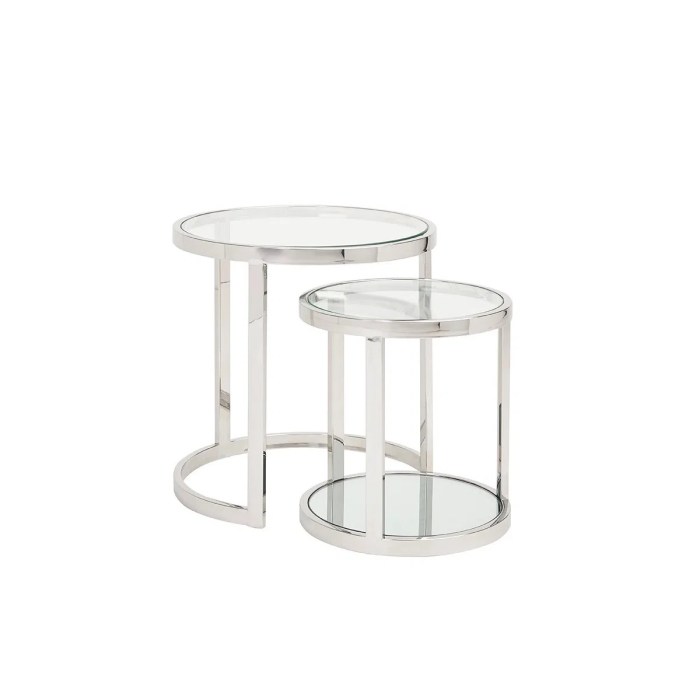 Dining nest of 3 tables glass – Artofit Dining nest of 3 tables glass – Artofit