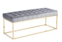 Velvet Storage Bench, Upholstered End of Bed Bench with Storage and ...