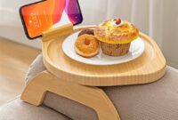 Freestanding Sofa Tray Table Freestanding Sofa Tray Table