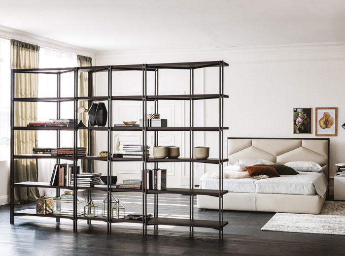 Room Divider Shelves | Room Partition With Shelves THE BENJAMIN ...